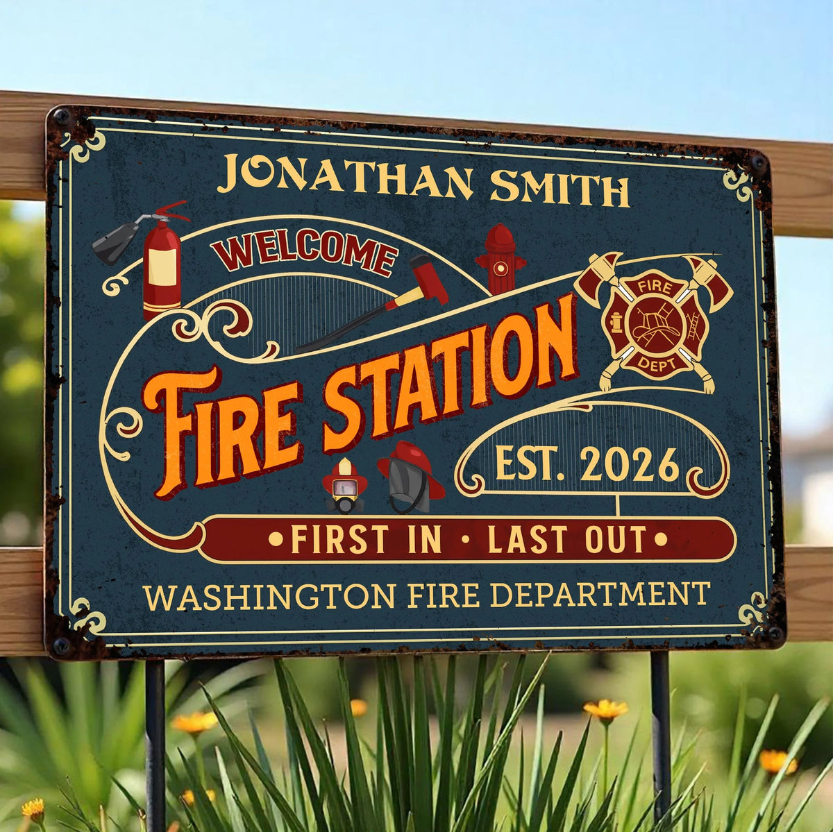 Welcome To Fire Station First In Last Out