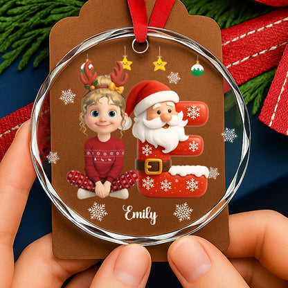 Celebrate The Joyful Christmas Spirit With Santa And Snowflakes