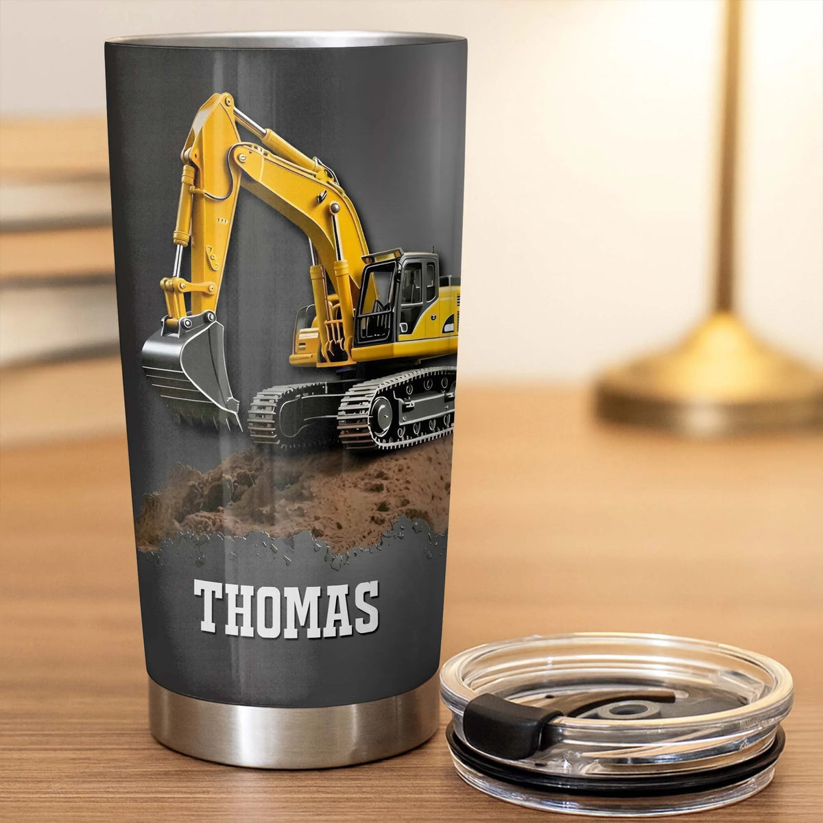 Excavator Construction Tumbler