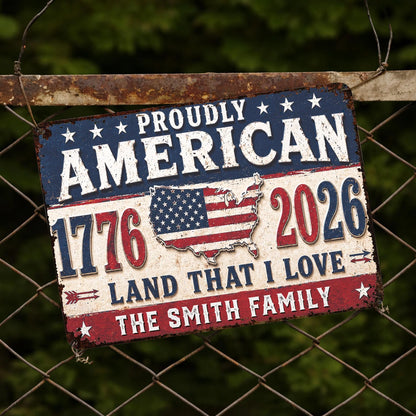Metal Sign gift-ready design for Family