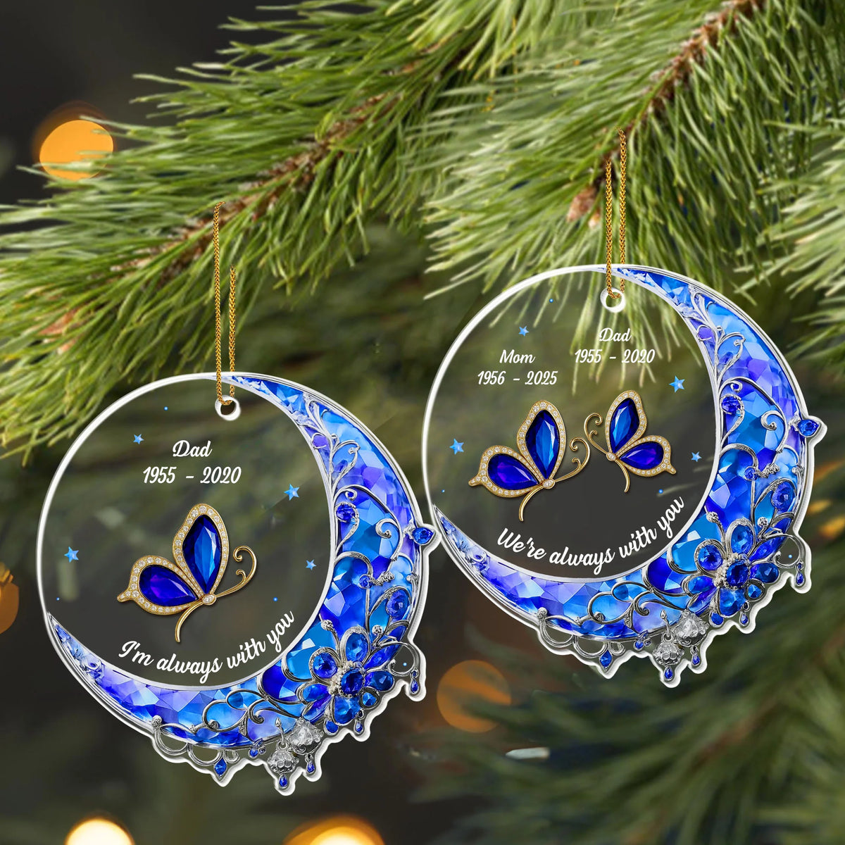 We're Always With You, Butterflies And Crescent Moon