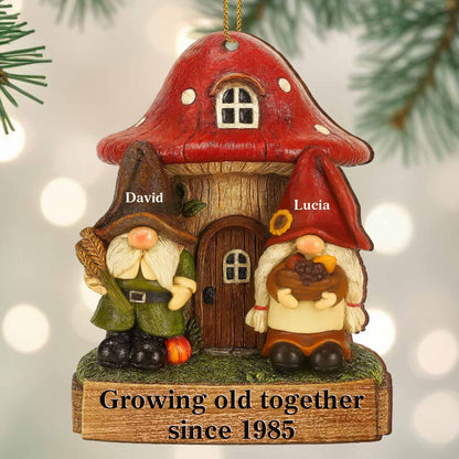 Wooden Ornament detail view for Couples