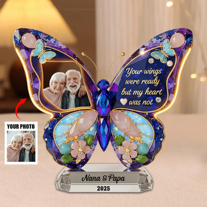 Plaque material and size view - Personalized Memorial Plaque