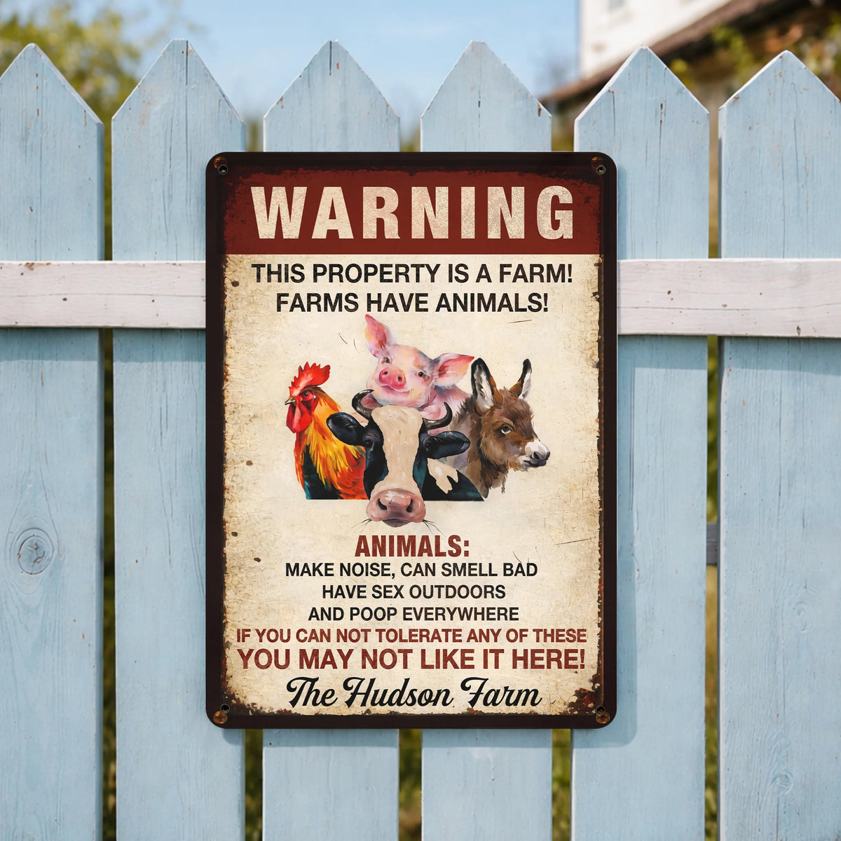 Warning This Property Is A Farm With Farm Animals