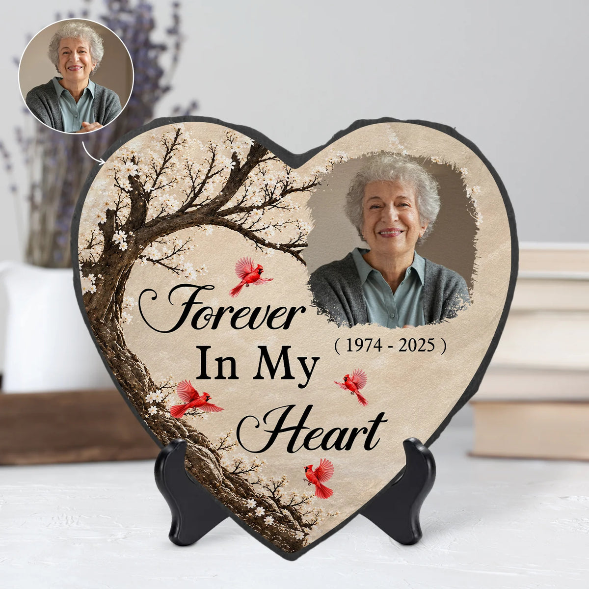 I'm Always With You - Personalized Memorial Plaque Slate Stone for Family Memorial