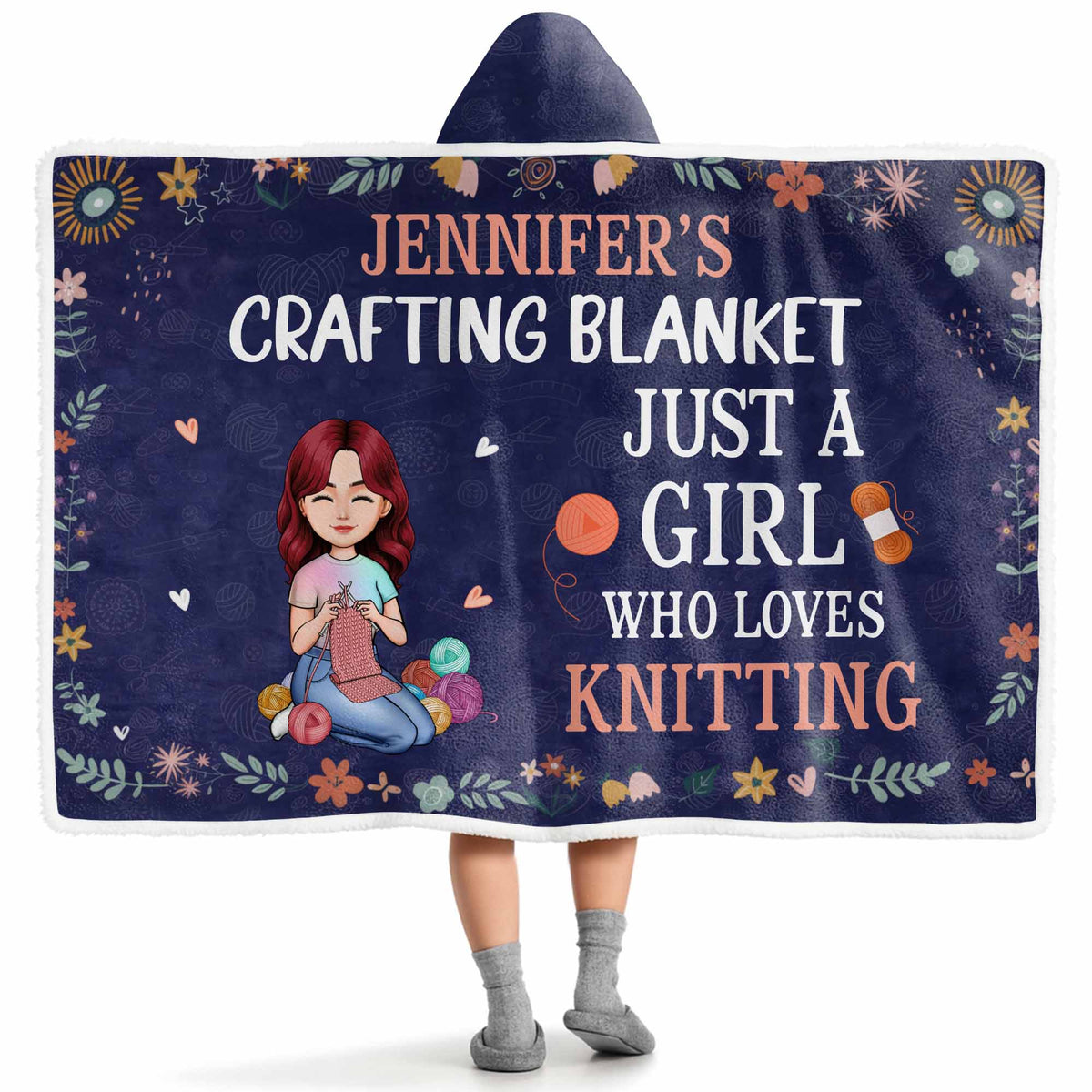 Just A Girl Who Loves Knitting