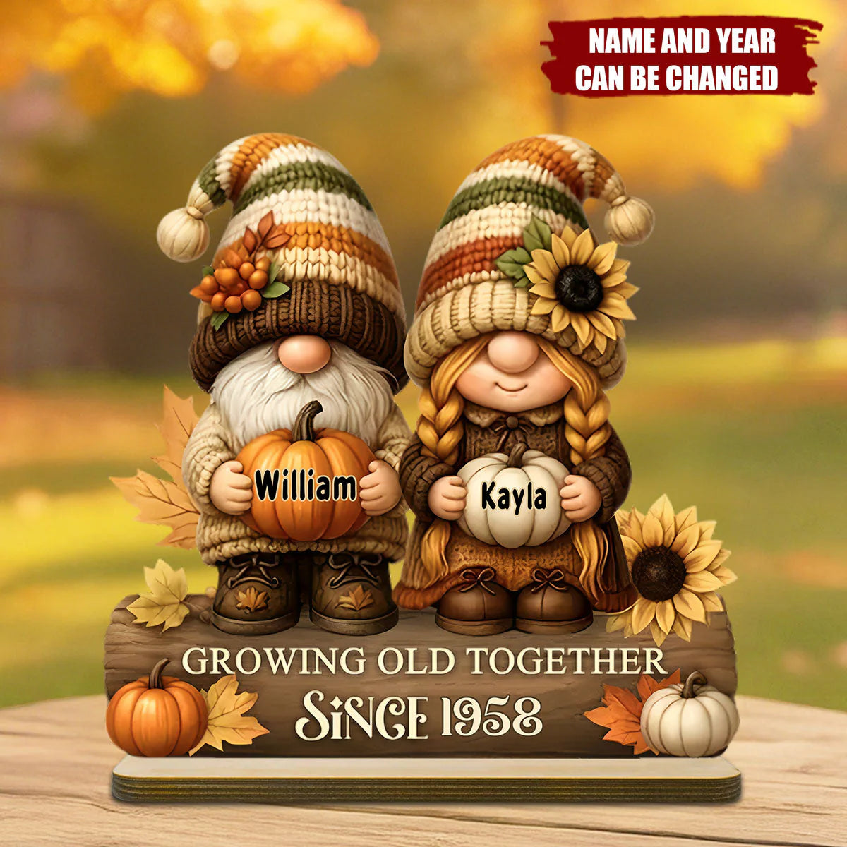 Personalized Couple Anniversary Plaque personalization view for Couples