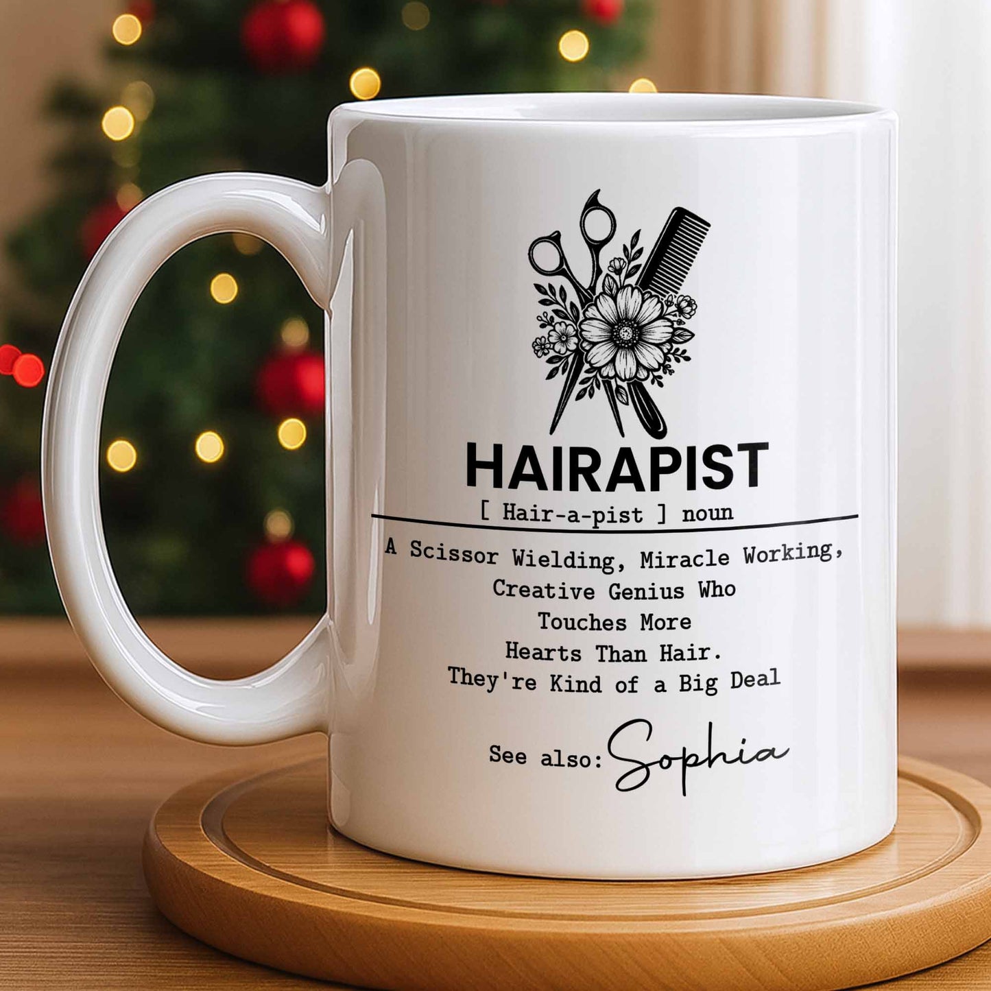 Personalized Hair Stylist Mug personalization view for Best Friends