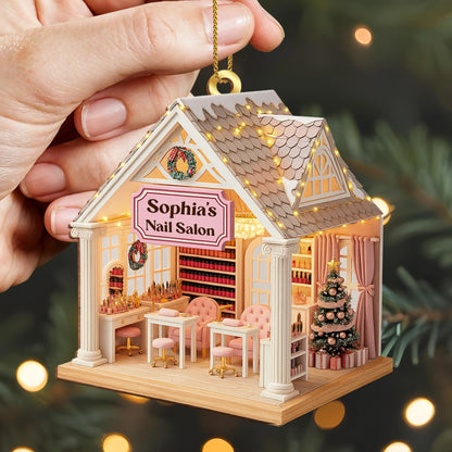 Sophia’s Nail Salon With Christmas Tree Decor