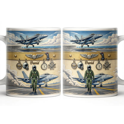 Customizable Military Pilot And Jets Theme