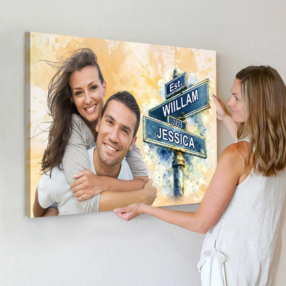 Canvas / Poster detail view for Couples