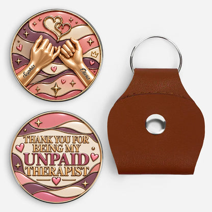 Thank You For Being My Unpaid Therapist - Custom Pocket Hug for Best Friends