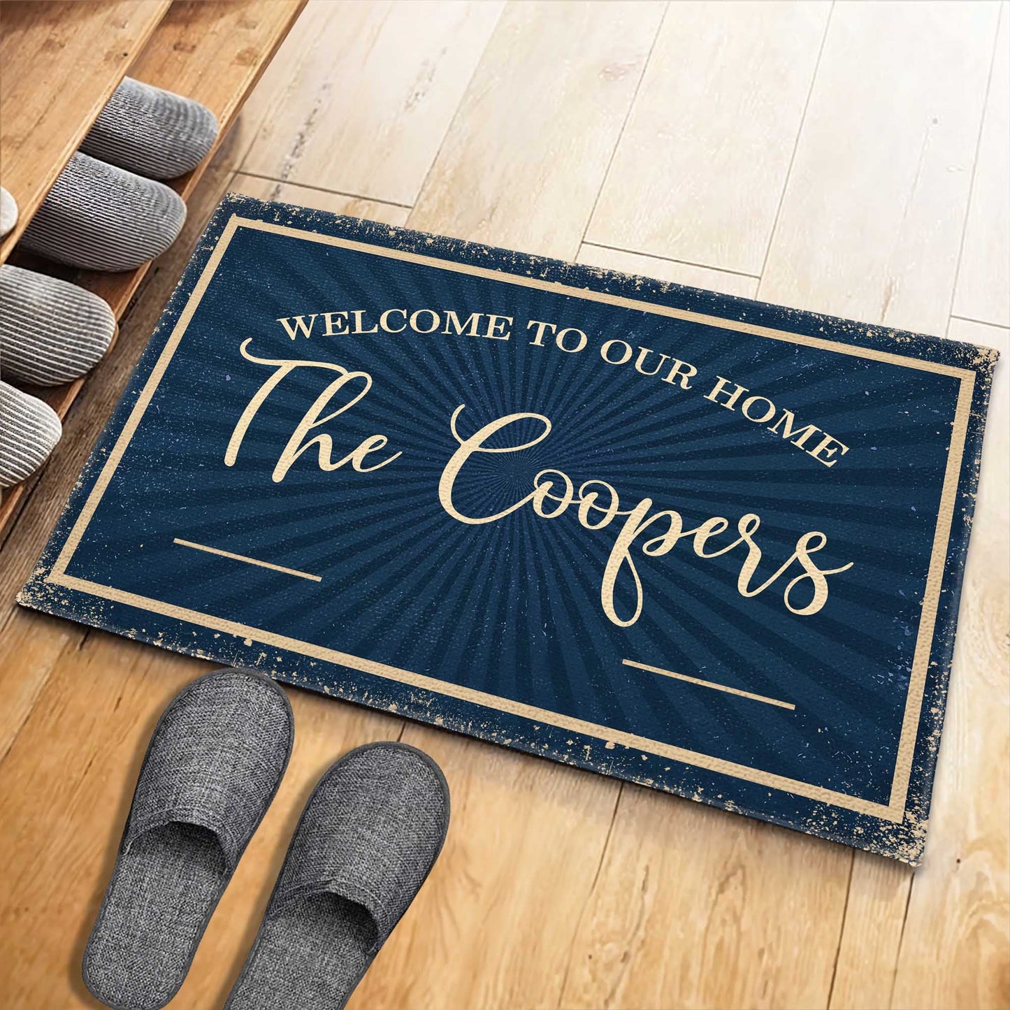 Doormat gift-ready design for Couples