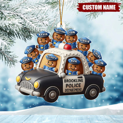 Custom Police Officer Christmas Ornament for Military / Veteran image 6
