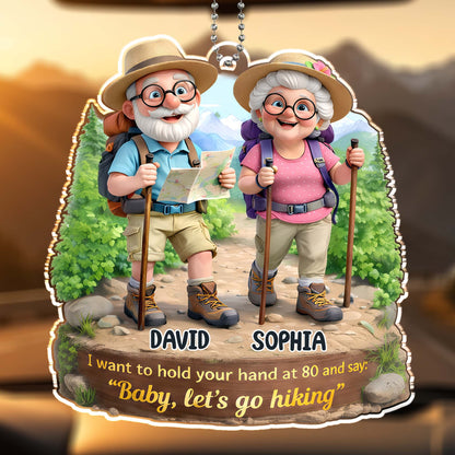 Hold Your Hand at 80, Let's Go Hiking, Elderly Couple