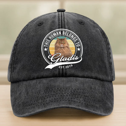 Custom Pet Photo Denim Hat for Mom with personalized design details for meaningful gifting image 10