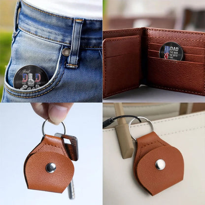 Custom Dad Fist Bump Pocket Hug for Dad with personalized design details for meaningful gifting image 7