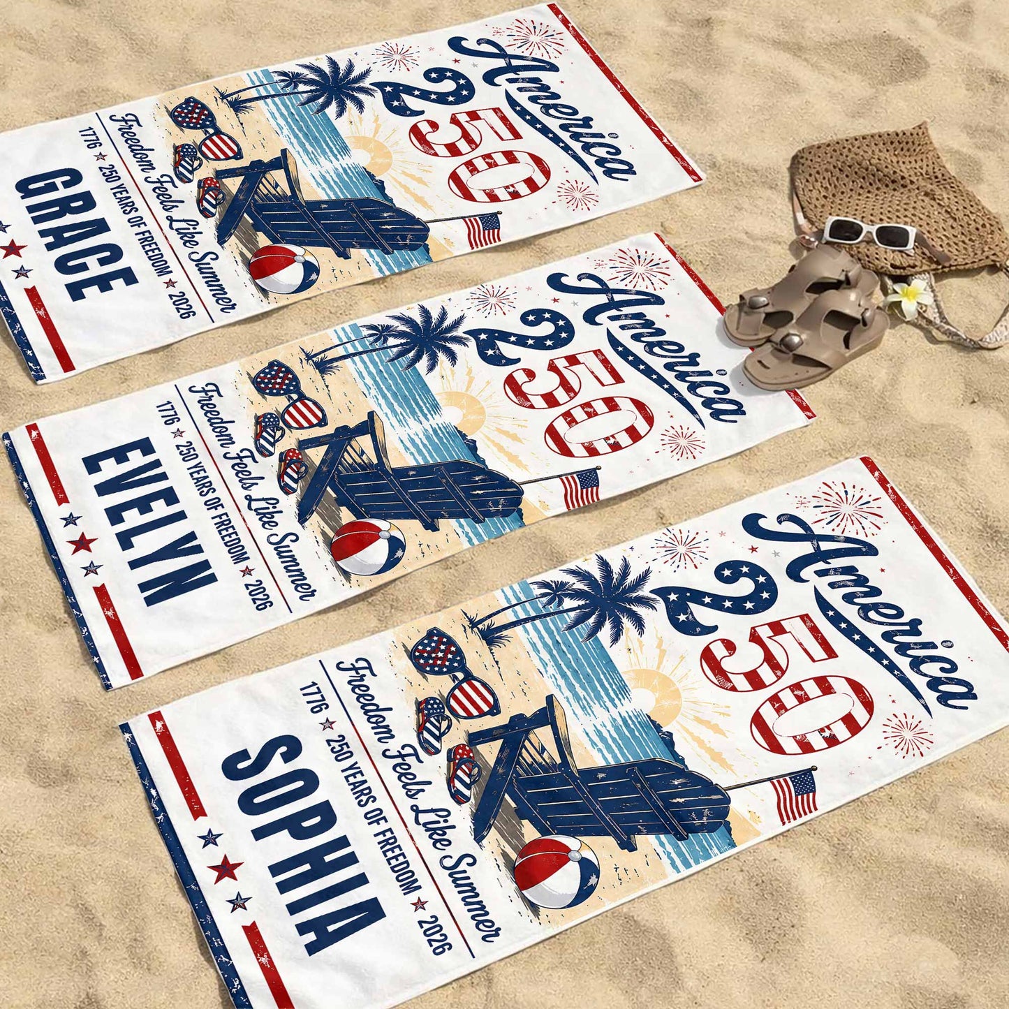 Towel gift-ready design for Family