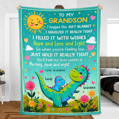 Blanket detail view for Son/Grandson