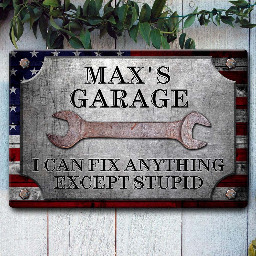 PRINTS10 I Can Fix Any Thing Car Metal Sign HN590