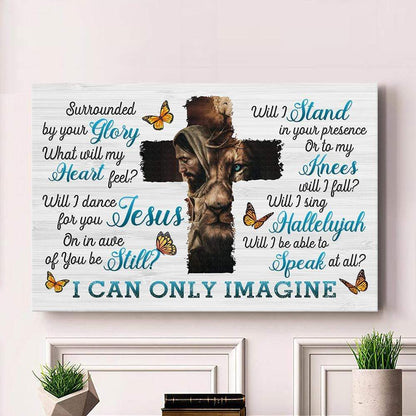 PRINTS10 I Can Only Image Jesus Canvas HN590