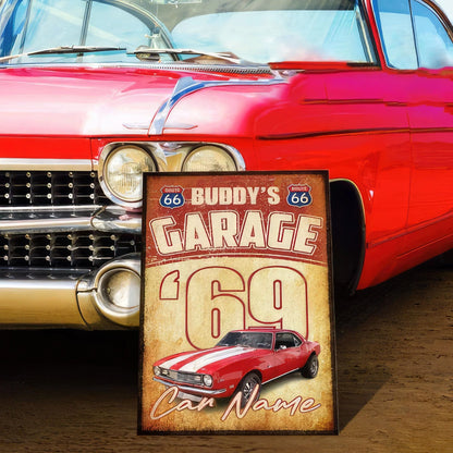 PRINTS10 Personalized Custom Text And Upload Photo Car Metal Sign N304 889857