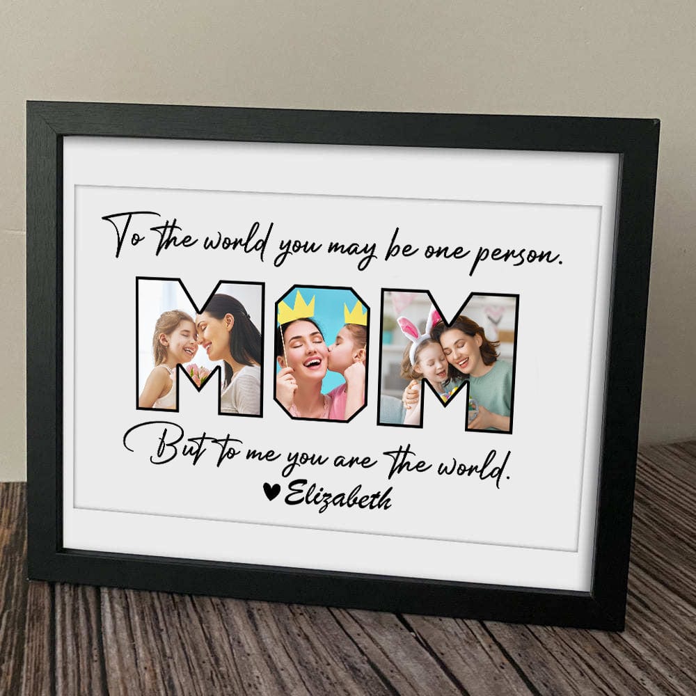 PRINTS10 Custom Photo Happy Mother's Day To Mom Picture Frame K228 889073 8"x10"