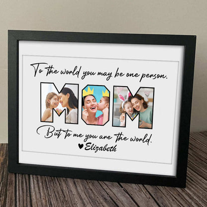 PRINTS10 Custom Photo Happy Mother's Day To Mom Picture Frame K228 889073 8"x10"