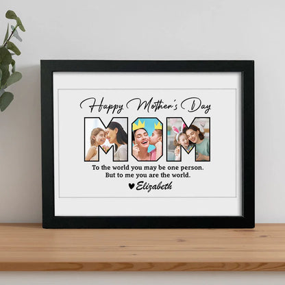 PRINTS10 Custom Photo Happy Mother's Day To Mom Picture Frame K228 889073 8"x10"