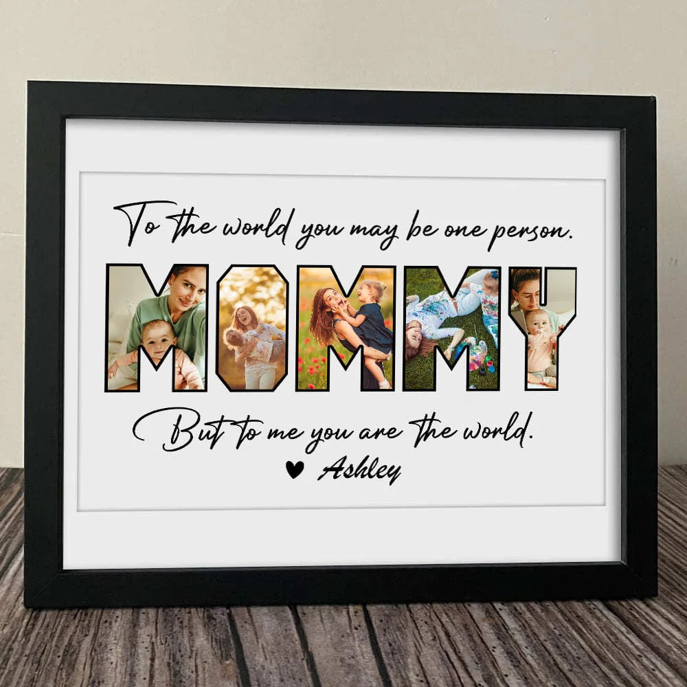 PRINTS10 Custom Photo Happy Mother's Day To Mom Picture Frame K228 889073 8"x10"