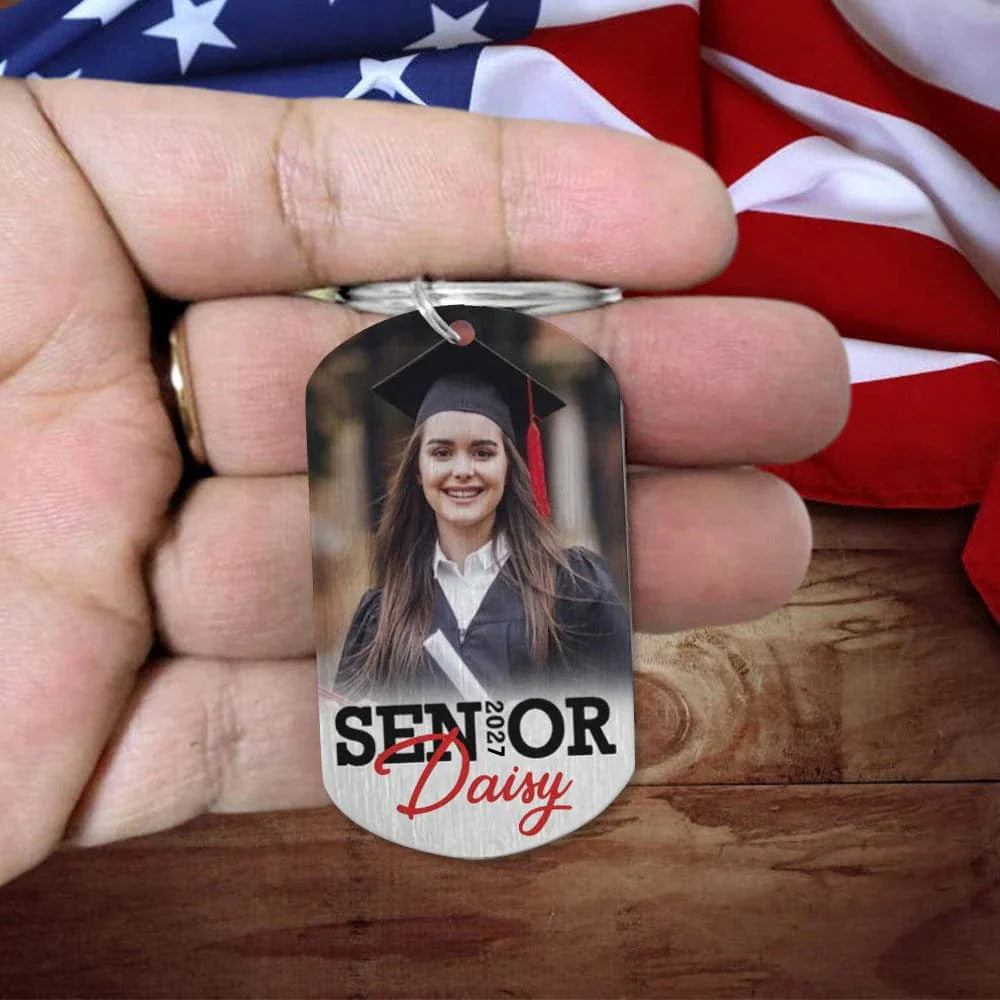 Personalized Graduation Photo Keychain for Daughter/Granddaughter image 8