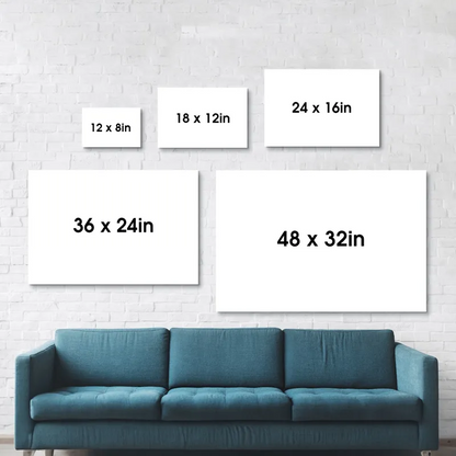 Personalized Back View Couple Sitting Under Tree Poster / Canvas - Custom Anniversary Gift For Your Loved Ones