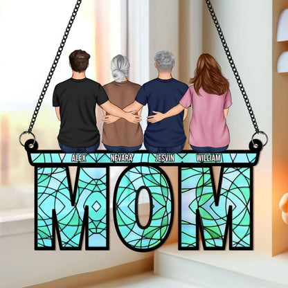 Personalized Family Suncatcher Ornament - Custom Keepsake for Home