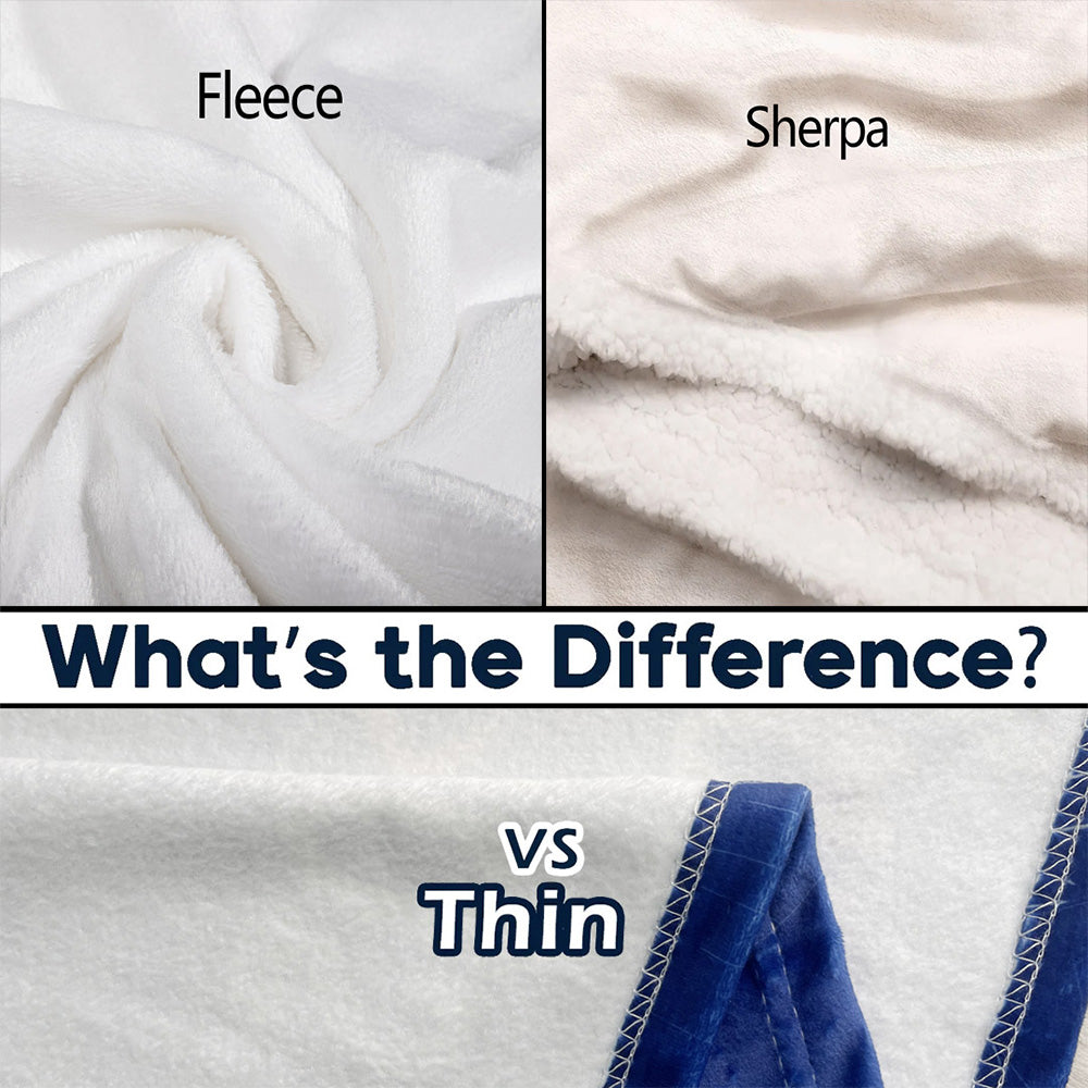 Personalized Family Blanket: 'We Love You' Heartfelt Gift for Mom & Grandma