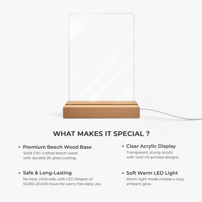 “Daddy Gang” LED Night Light - Personalized with Kids’ Names for Dad/Grandpa