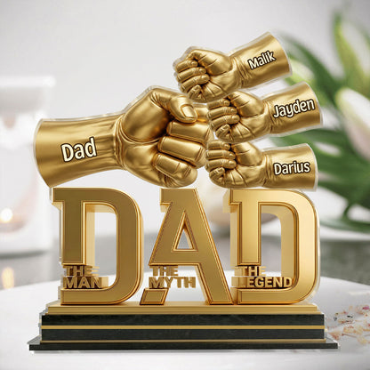 Custom Dad The Man The Myth The Legend Acrylic Plaque for Dad