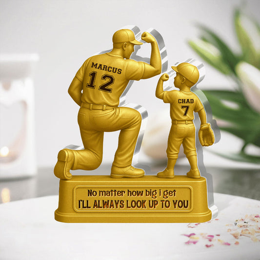 I’ll Always Look Up To You - Personalized Shaped Acrylic Plaque