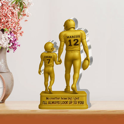 I’ll Always Look Up To You - Personalized Shaped Acrylic Plaque
