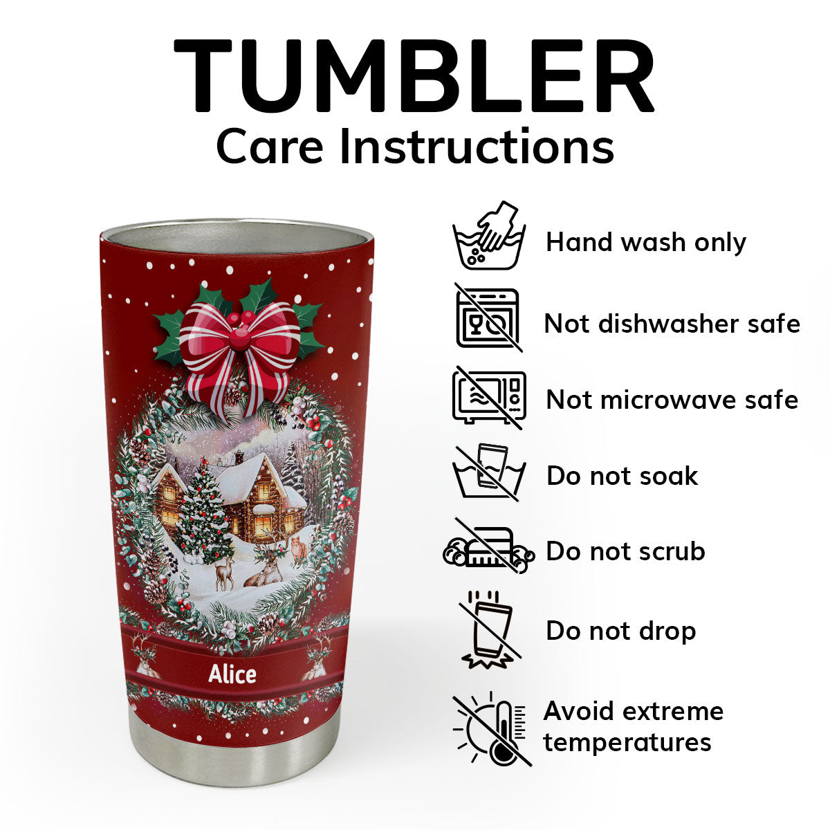 Be Still and Know That I Am God - Personalized Stainless Steel Tumbler