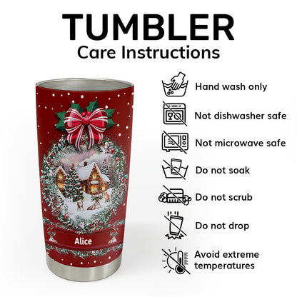 Be Still and Know That I Am God - Personalized Stainless Steel Tumbler