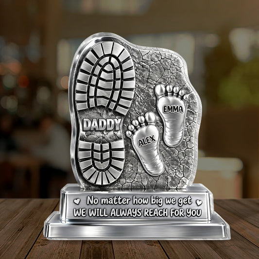 Personalized Dad Acrylic Plaque for Dad with personalized design details for meaningful gifting