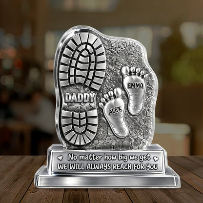 Personalized Dad Acrylic Plaque for Dad with personalized design details for meaningful gifting