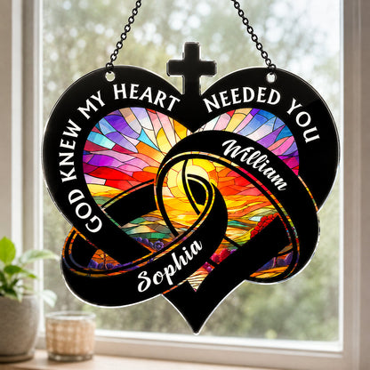Suncatcher Ornament gift-ready design for Wife