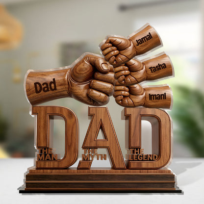 Plaque gift-ready design for Dad