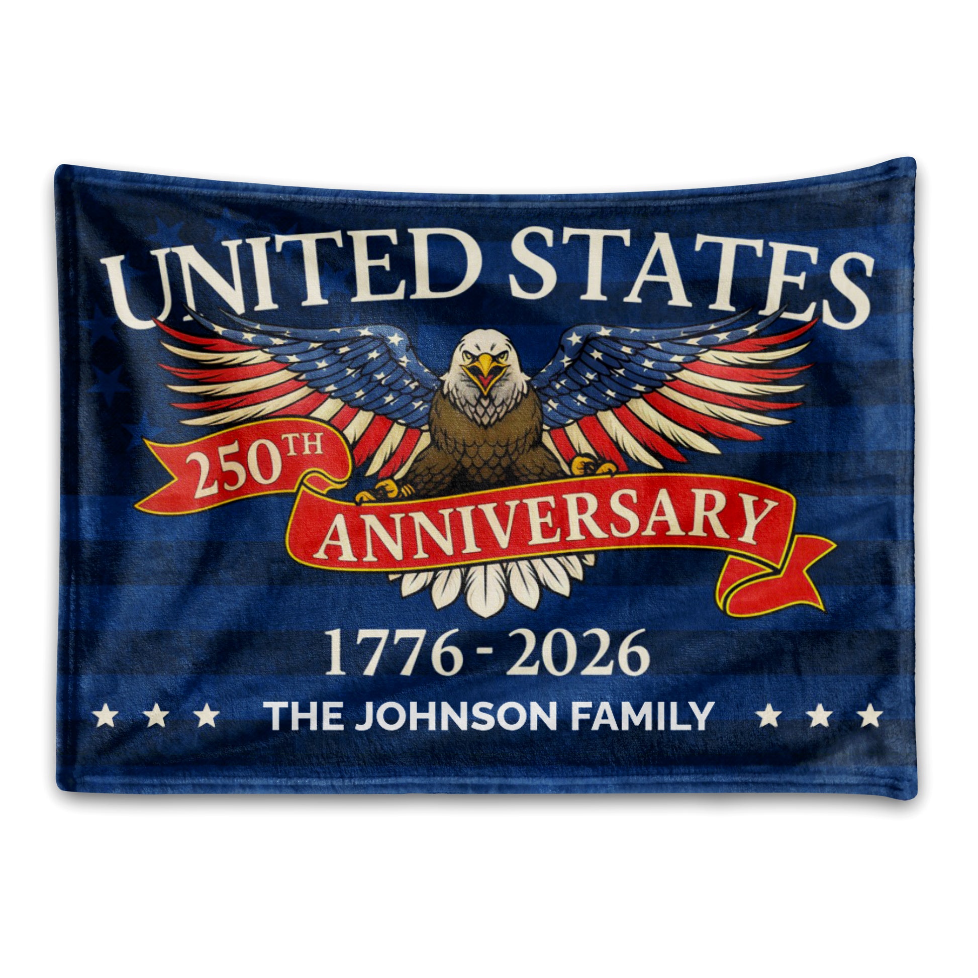 Custom Family Name Blanket - “United States 250th Anniversary”